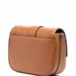 Karl Lagerfeld K/Saddle leather crossbody bag