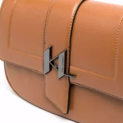 Karl Lagerfeld K/Saddle leather crossbody bag