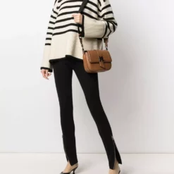 Karl Lagerfeld K/Saddle leather crossbody bag