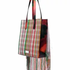 Karl Lagerfeld x Kennet Ize fringe-trim tote