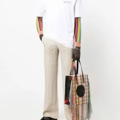 Karl Lagerfeld x Kennet Ize fringe-trim tote