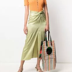 Karl Lagerfeld x Kennet Ize fringe-trim tote