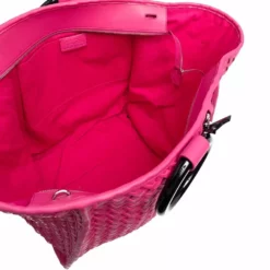 Karl Lagerfeld basket-weave tote bag