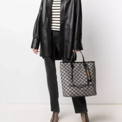 Karl Lagerfeld jacquard-monogram tote bag