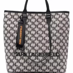 Karl Lagerfeld jacquard-monogram tote bag