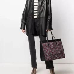 Karl Lagerfeld K/Skuare bouclé tote bag