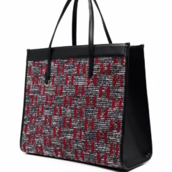 Karl Lagerfeld K/Skuare bouclé tote bag