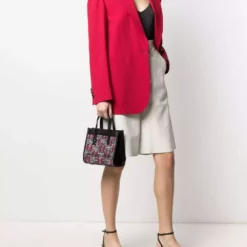 Karl Lagerfeld K/Skuare small bouclé tote