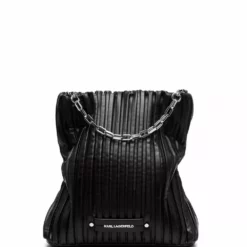 Karl Lagerfeld logo-plaque saddle bag