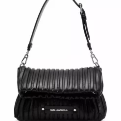 Karl Lagerfeld logo-plaque saddle bag