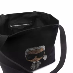 Karl Lagerfeld K/Ikonik rhinestone-Karl tote bag