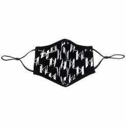 Karl Lagerfeld abstract-print face mask