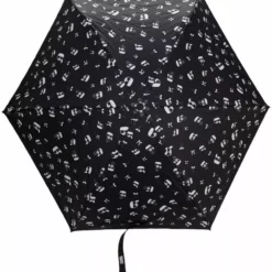Karl Lagerfeld Ikonik logo-print umbrella