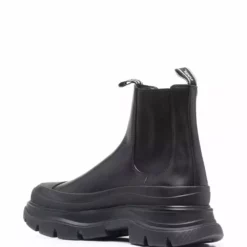 Karl Lagerfeld side logo-print boots