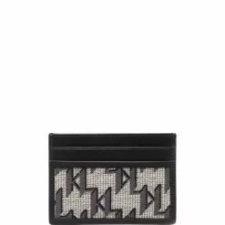 Karl Lagerfeld monogram-jacquard wallet