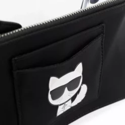 Karl Lagerfeld K/Ikonik transparent clutch bag