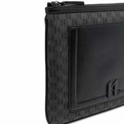 Karl Lagerfeld monogram logo iPad case