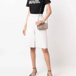 Karl Lagerfeld Stone Wallet logo-plaque crossbody bag