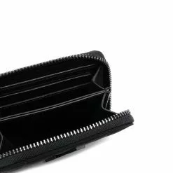 Karl Lagerfeld logo-plaque zip-up wallet