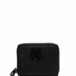 Karl Lagerfeld logo-plaque zip-up wallet