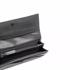 Karl Lagerfeld logo-plaque leather wallet