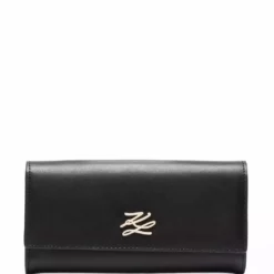 Karl Lagerfeld K/Autograph leather foldover wallet