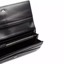 Karl Lagerfeld K/Autograph leather foldover wallet