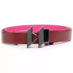 Karl Lagerfeld K/Monogram reversible logo-buckle belt