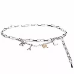 Karl Lagerfeld letter-charm chain belt