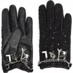 Karl Lagerfeld K/Studio pin-detail glove