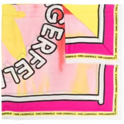 Karl Lagerfeld RSG Surf-print scarf