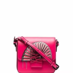 Karl Lagerfeld K/Autograph fan-detail leather bag