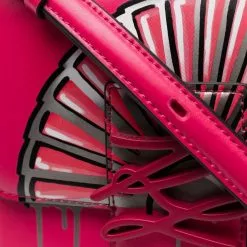 Karl Lagerfeld K/Autograph fan-detail leather bag