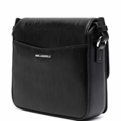 Karl Lagerfeld Karl autograph leather satchel