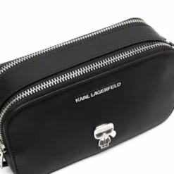 Karl Lagerfeld K/Ikonik leather camera bag