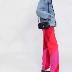 Karl Lagerfeld K/Ikonik leather camera bag