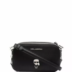 Karl Lagerfeld K/Ikonik leather camera bag