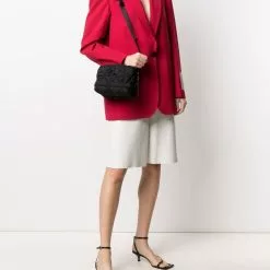 Karl Lagerfeld quilted studio bucket bag