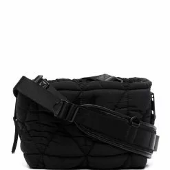 Karl Lagerfeld quilted studio bucket bag