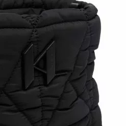 Karl Lagerfeld quilted studio bucket bag