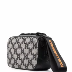 Karl Lagerfeld K/Monogram jacquard camera bag