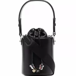 Karl Lagerfeld K/Charms leather bucket bag