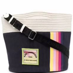 Karl Lagerfeld logo-patch bucket bag