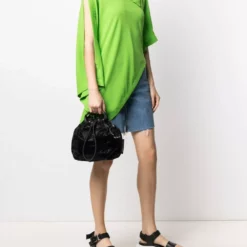 Karl Lagerfeld jacquard-monogram bucket bag