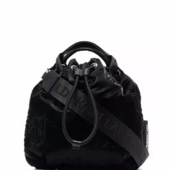 Karl Lagerfeld jacquard-monogram bucket bag