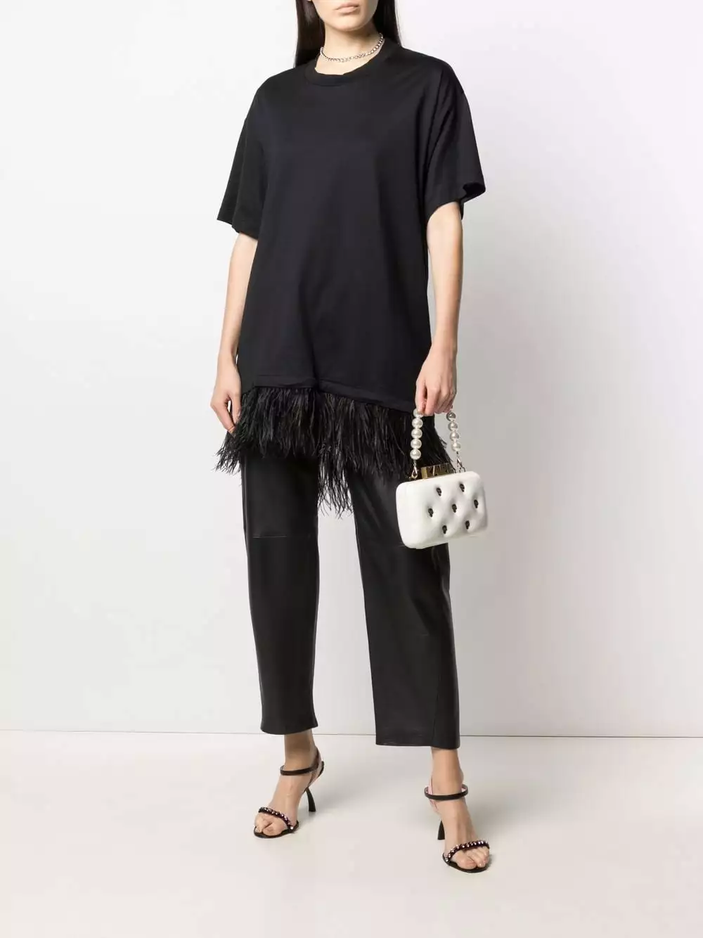 Karl Lagerfeld K/Ikonic quilted clutch bag