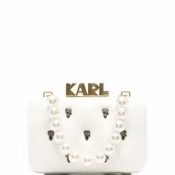 Karl Lagerfeld K/Ikonic quilted clutch bag