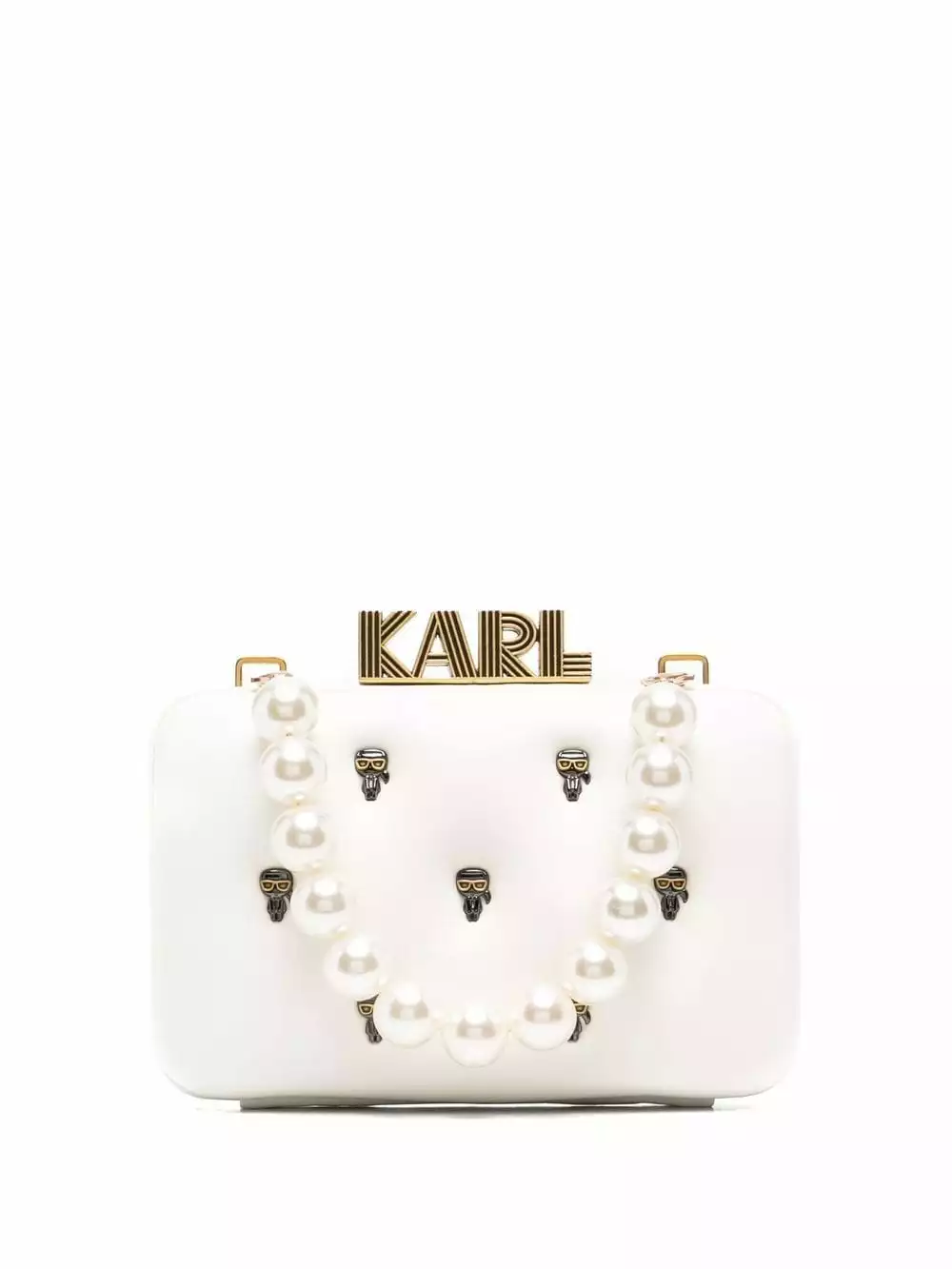 Karl Lagerfeld K/Ikonic quilted clutch bag