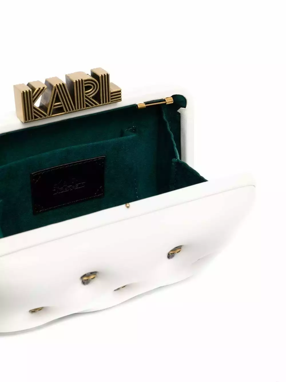 Karl Lagerfeld K/Ikonic quilted clutch bag