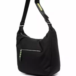 Karl Lagerfeld logo-patch hobo bag